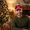 Bon� Basebol Com Cinto Natal