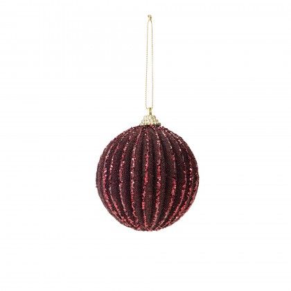 Bola Natal Rosa Sortido �8cm