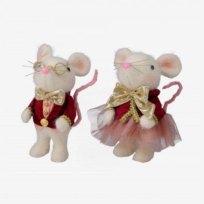 Boneco Rato Natal Sortido 20cm Boneco Rato Natal Sortido 20cm