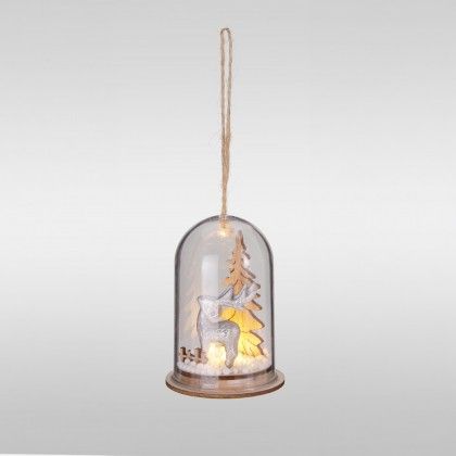 Campânula Natal com Led Sortido 10cm Campânula Natal com Led Sortido 10cm