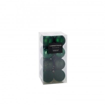 Bola Natal Verde �6cm Pack 16
