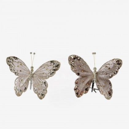 Borboleta Natal 18cm