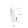 Balde Lixo WC com Pedal Diabolo Branco 5l 19X21X28.2cm Balde Lixo WC com Pedal Diabolo Branco 5l 19X21X28.2cm