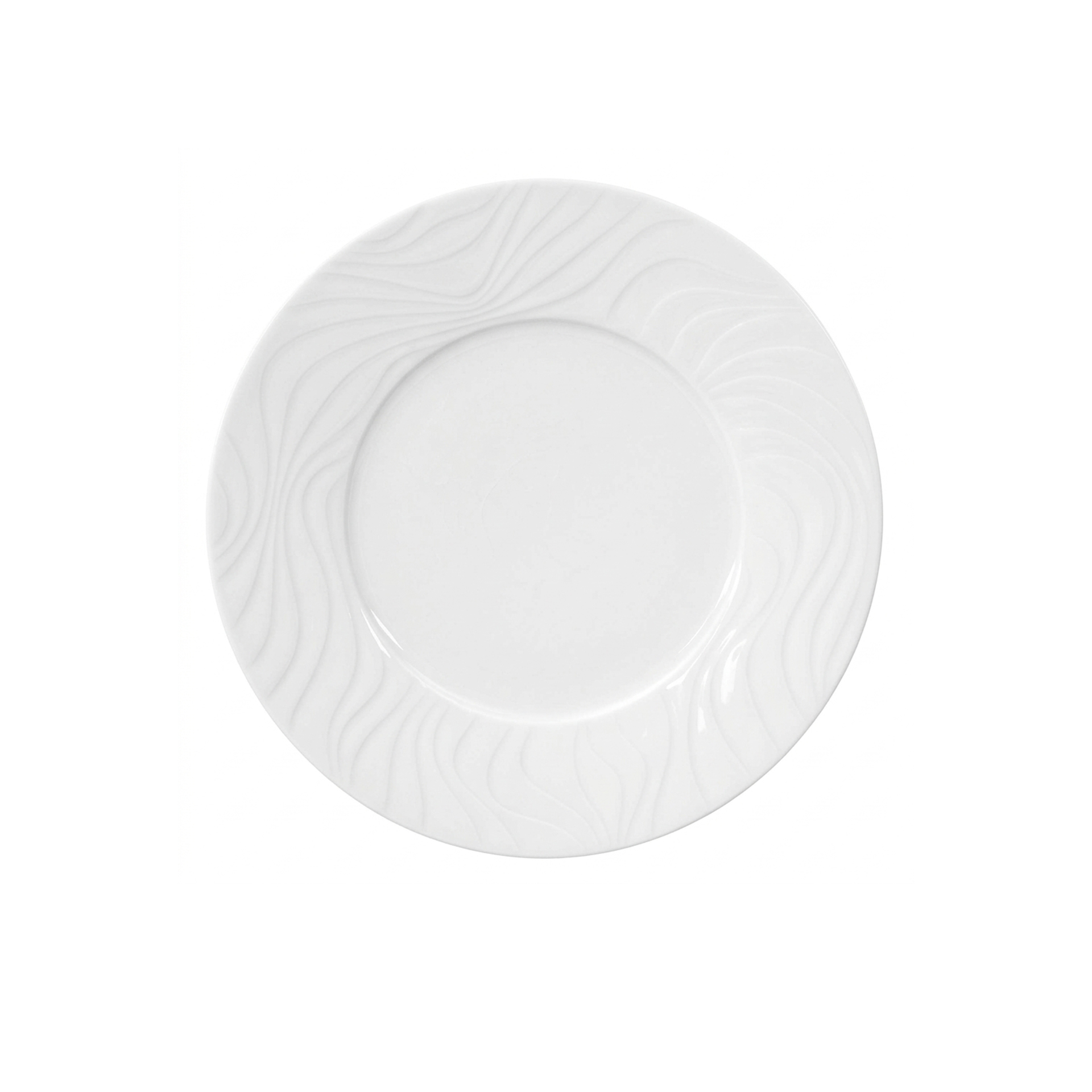 Prato Porcelana Waves Sobremesa N.3 22cm