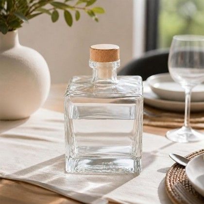 Garrafa Vidro 500ml 9.2X14cm
