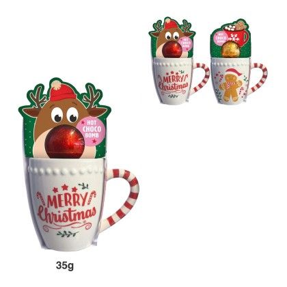 Caneca Natal Com Bombons